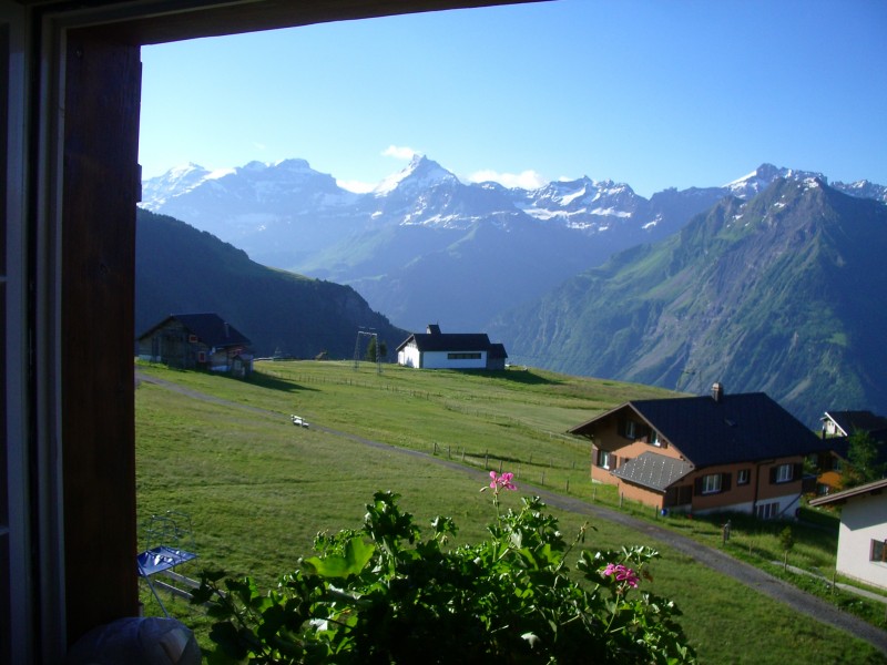 Aussicht vom Skihaus Edelweiss