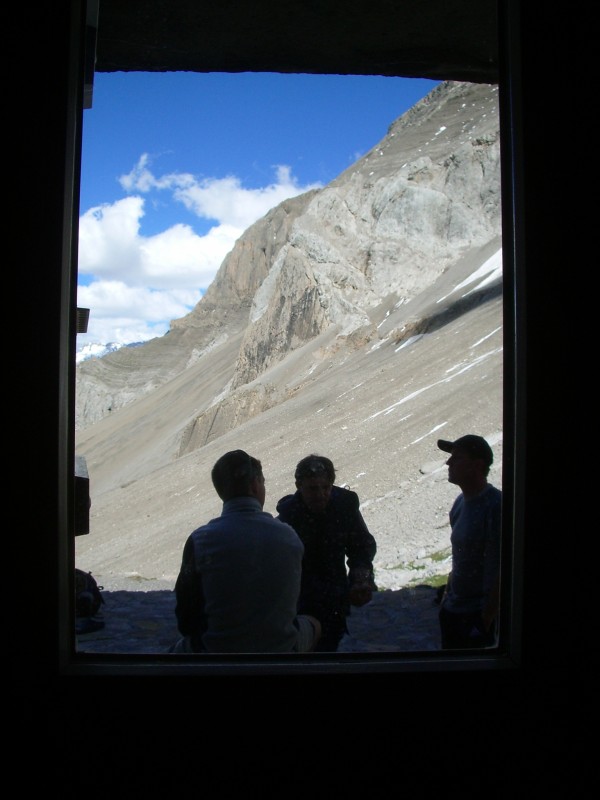 Blick aus der Hütte