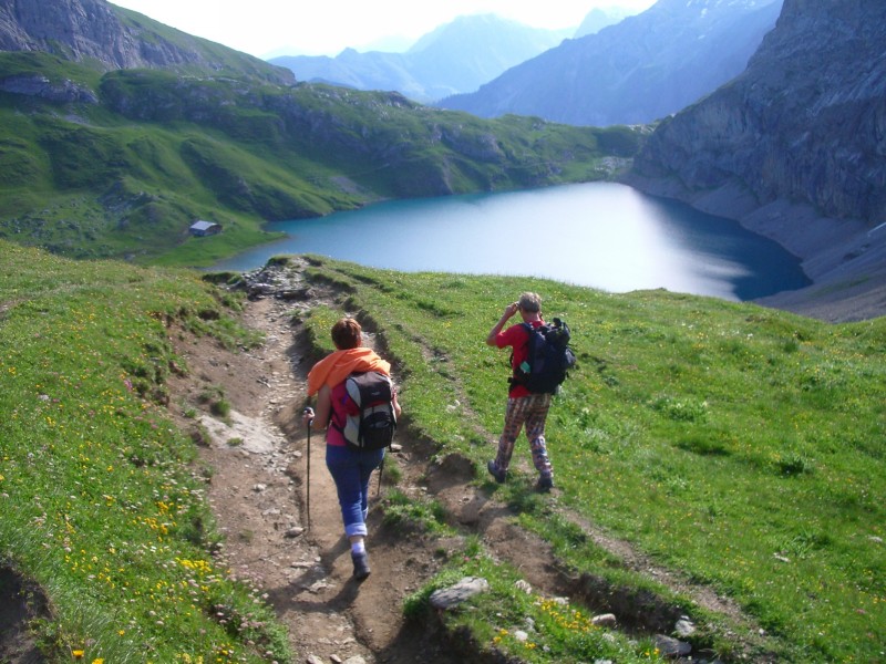 Abstieg zum Iffigsee (2065 m)