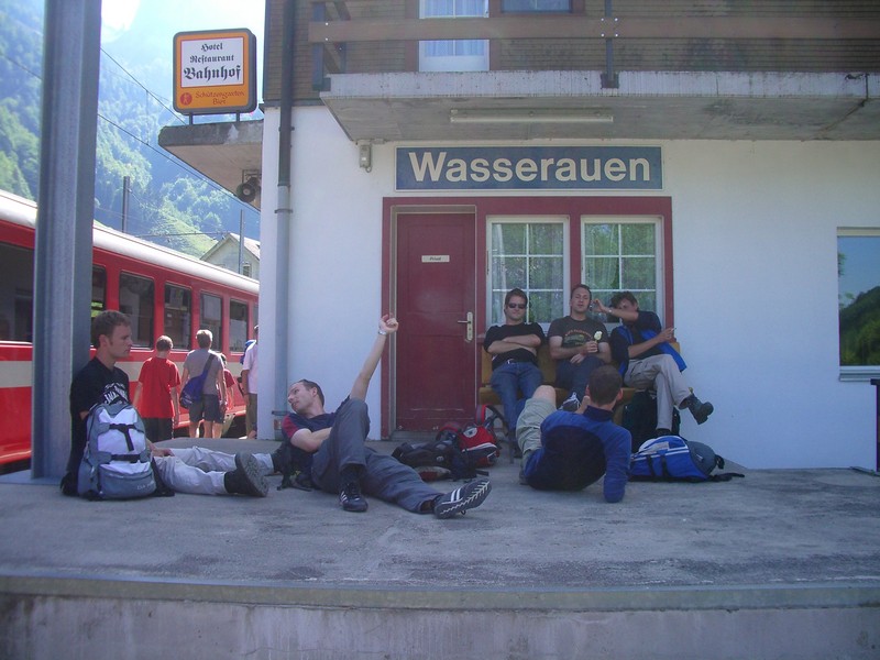 Am Bahnhof Wasserauen