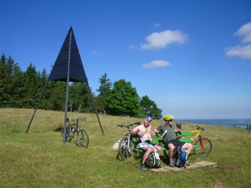 Triangulationspunkt oberhalb La Chaux-de-Fonds