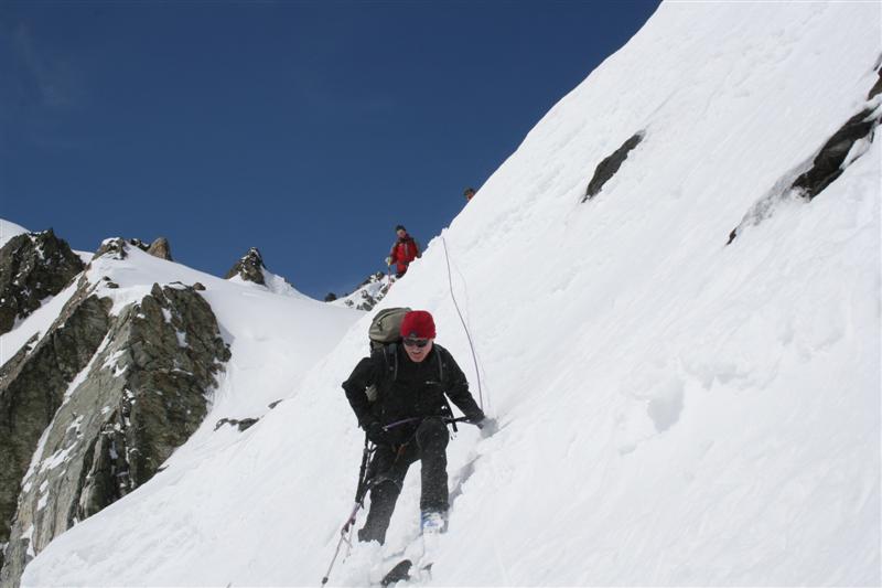 Die Bauchbremse mit Ski