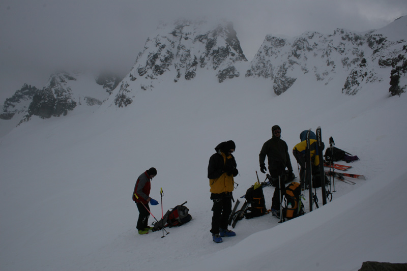 Auf der Fuorcla dal Cunfin (3042m)