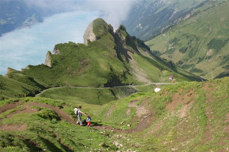 Auf dem Weg zur Planalp