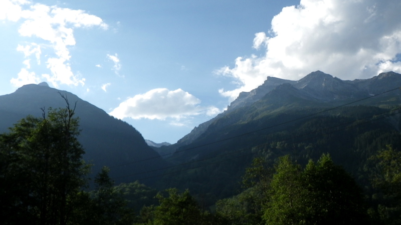 Die Brigelser Hörner oberhalb Trun