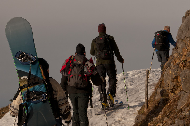 Chrigel, Bruno, Peter und Gerhard