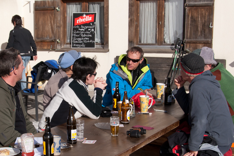 Berno, Claudia, Heinz, Hans-Peter, Andi und Richard