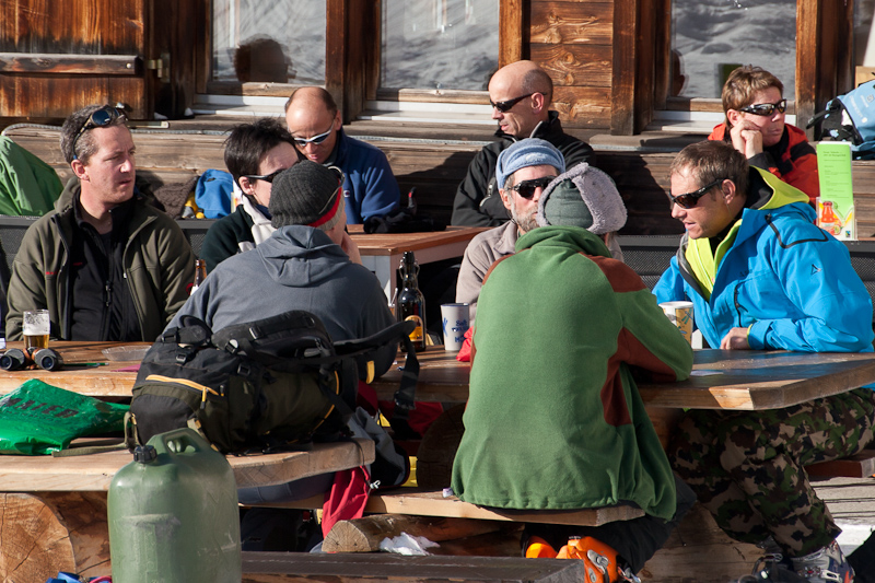 Berno, Claudia, Andi, Heinz, Richard und Hans-Peter