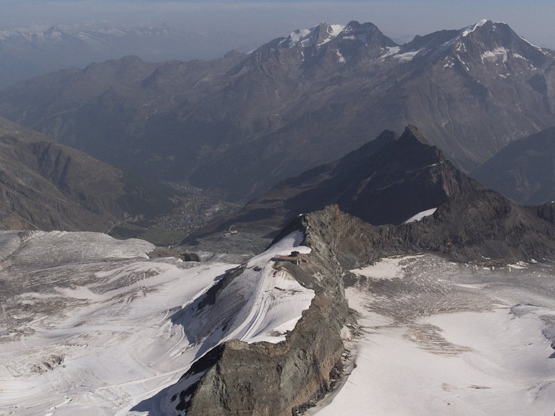 Saas Fee liegt weit unten