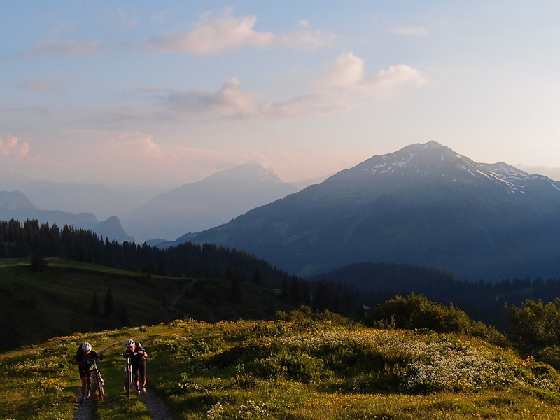 Unterhalb der Schesaplana-Hütte