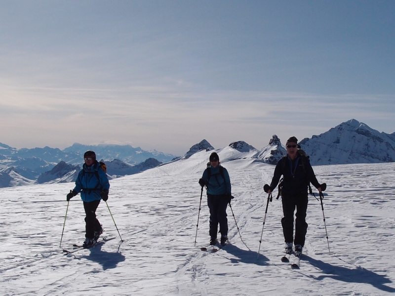 Andy, Ruth&Marcel auf dem Petersgrat