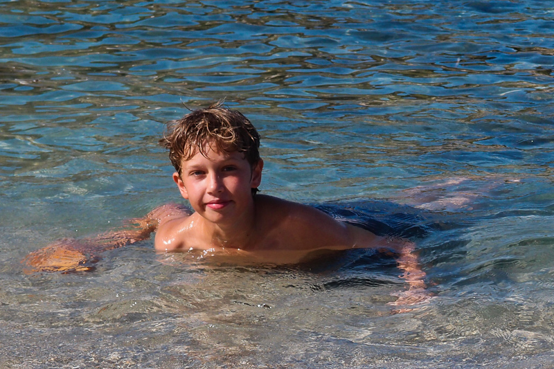 Am Strand von Sant'Andrea