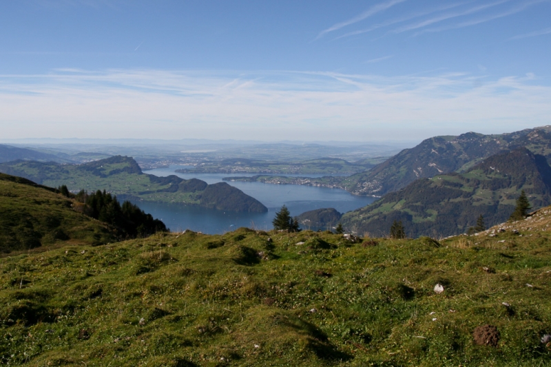 Oberhalb der Alp Tritt