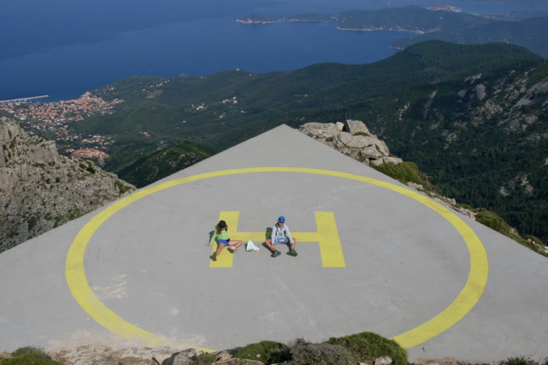 Helilandeplatz auf dem Monte Capanne