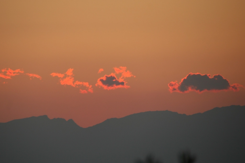 Abendstimmung über Korsika