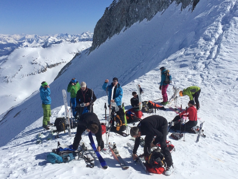 Beim Leckipass 2892 m